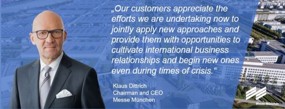Klaus Dittrich, Chairman and CEO of Messe München