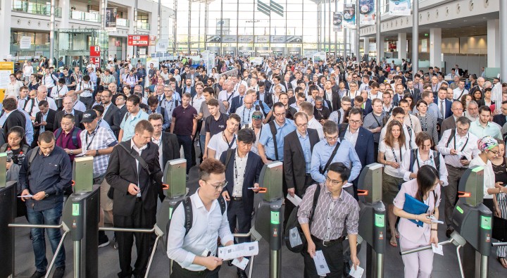 About 40,000 visitors came to LASER World of PHOTONICS, among them about 55 percent from outside of Germany I © Messe München GmbH